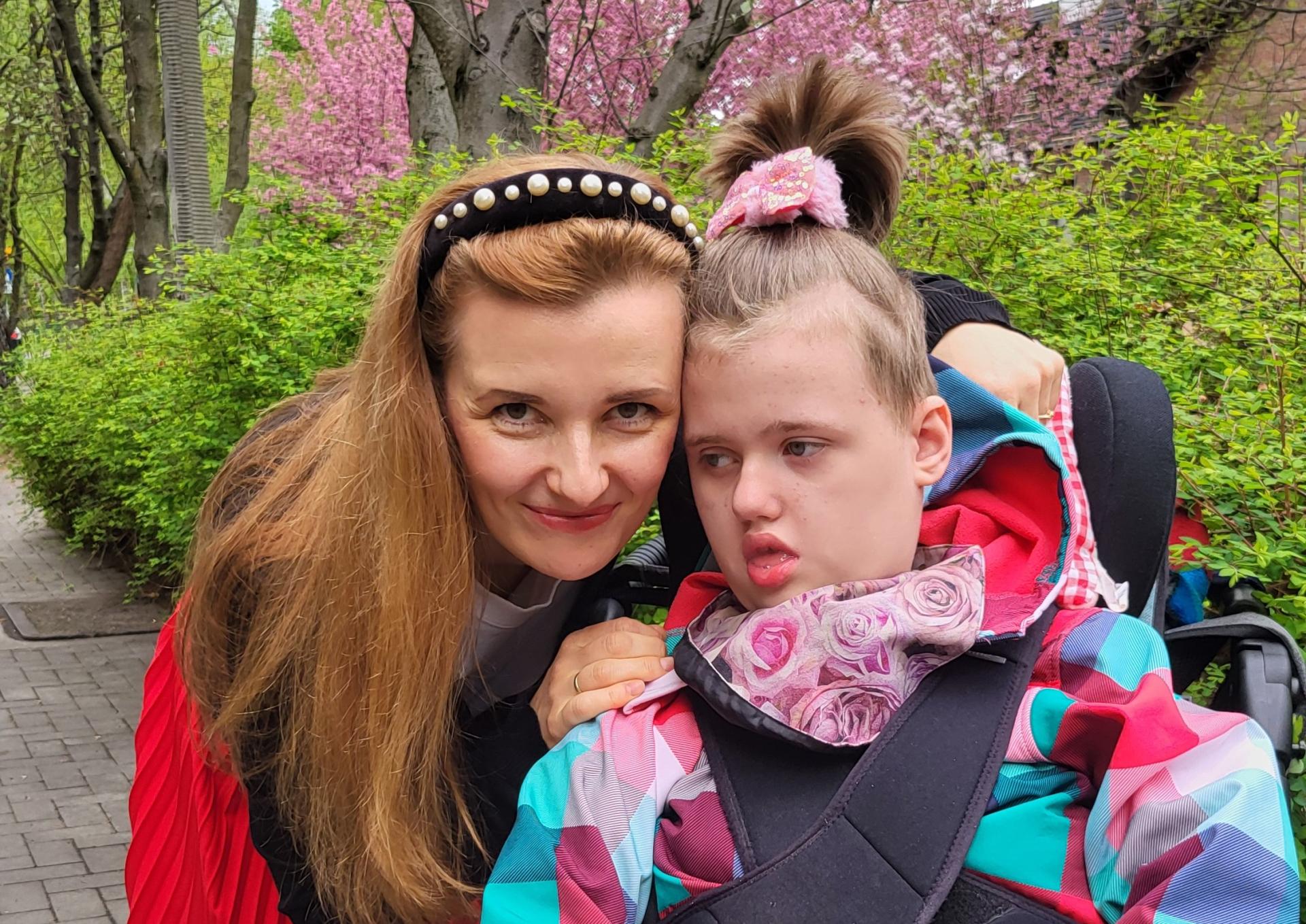 Mariola Lesiak-Bzdak z córką Emmą