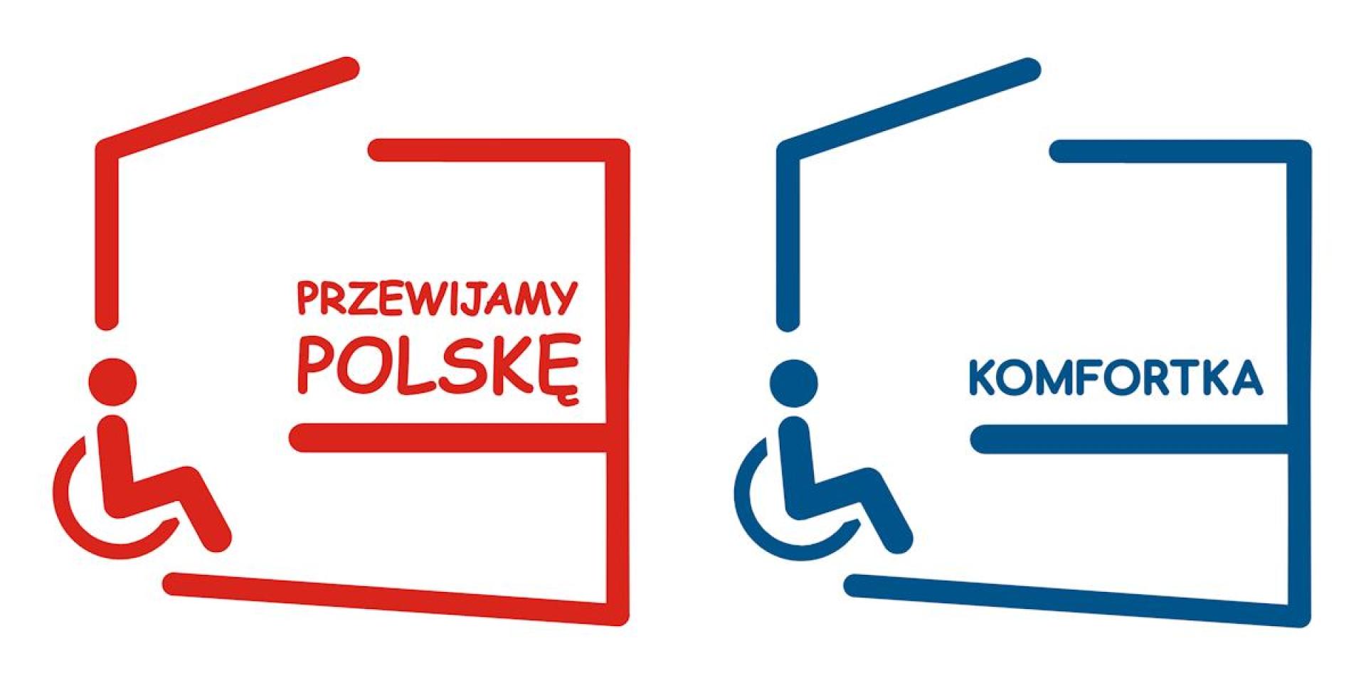 logotypy Koalicji Przewijamy Polskę oraz KOMFORTKI